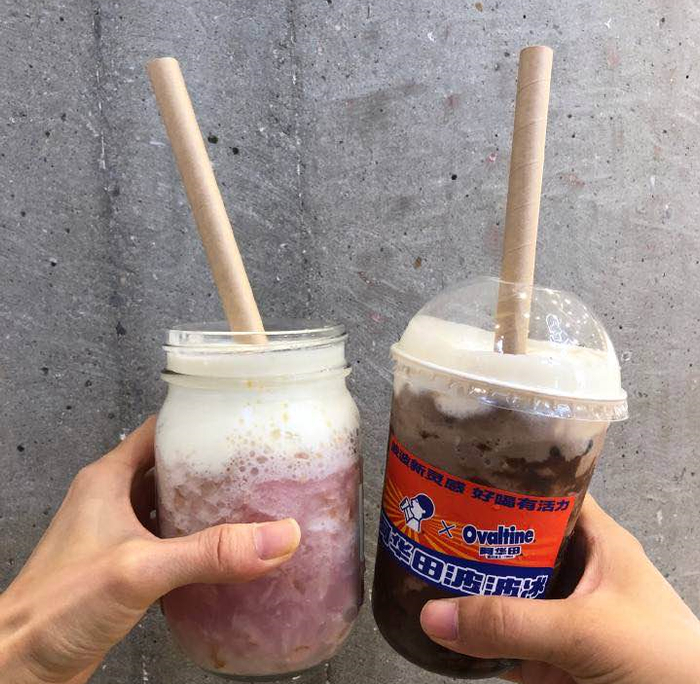 喜茶纸吸管（图源：新浪微博）