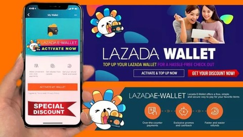 电子钱包Lazada Wallet效果并不好，图片来自网络