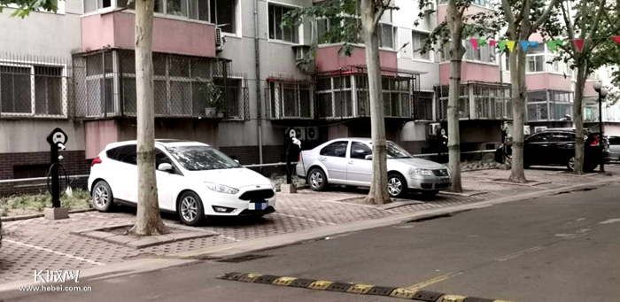 新建成的有序充电桩。国网石家庄公司 供图