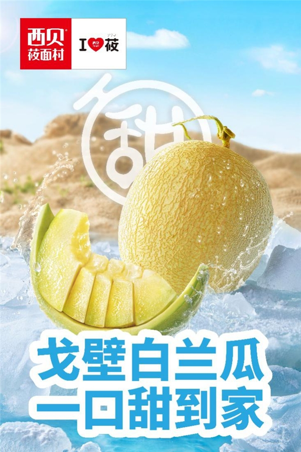 西贝戈壁白兰瓜