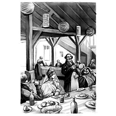     《包法利夫人》插图资料图片