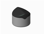 添加AxUltra界面的Axe Blade脊状斧式金刚石钻头具有更强的抗冲击性，钻头寿命延长并提高了ROP水平。（图源: Schlumberger）