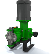 PulsaPro容积式往复式计量泵将柱塞泵的高效率与隔膜密封的坚固性相结合，有效规避泄漏风险。（图源: Pulsefeeder)