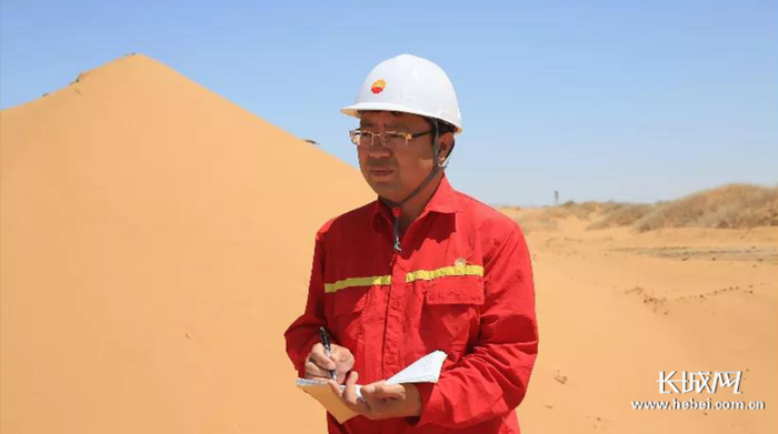 勇闯市场人物之二：赵伟。华北油田供图