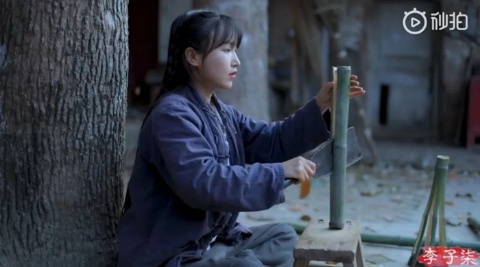 　　李子柒 图片来源：视频截图