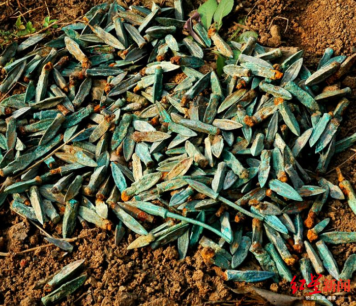 长平之战车亡谷出土的箭头&nbsp;李俊杰供图