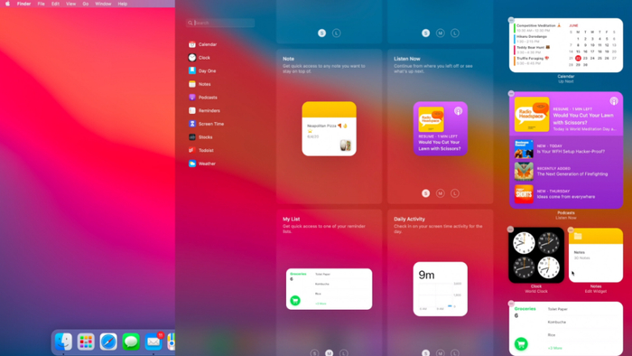 ▲ Big Sur的界面看起来就像是大号iOS