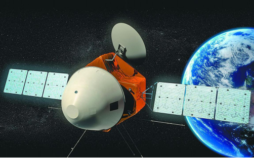 火星探测器飞行效果图（图片来源：国家航天局）