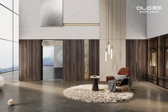 (我乐家居全屋定制-巴斯蒂昂系列-衣帽间)