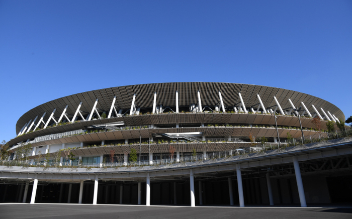  △主场馆东京新国立竞技场竣工