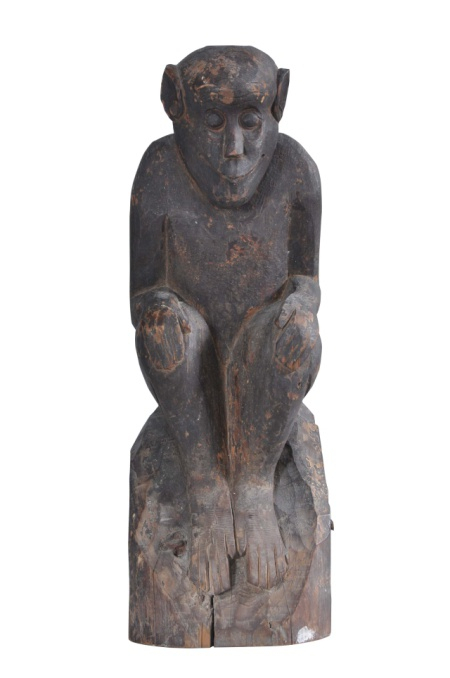 明代木雕府楼猴