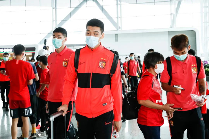  △7月20日，广州恒大淘宝出发