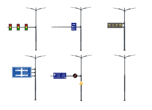 综合杆各类样式