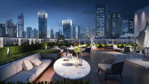 　　(屋顶空中花园)