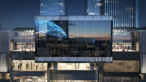 　　(“皇冠”外景效果)