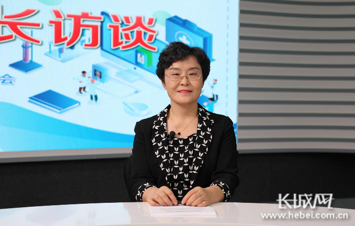 衡水市人民医院院长曹双清。记者 毕雪梅摄