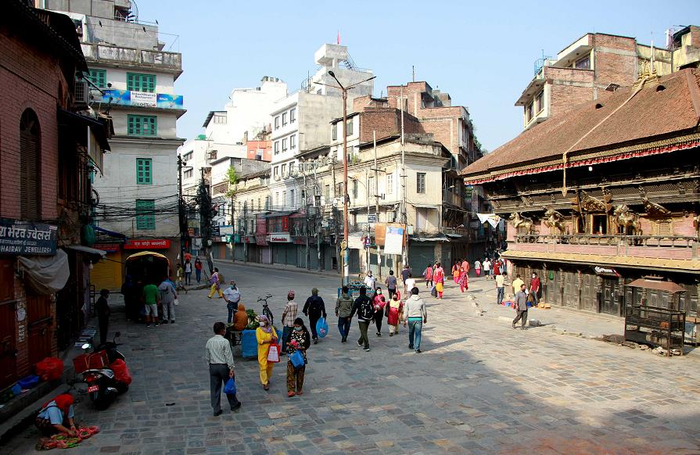 △尼泊尔街道（图片来源：网络）