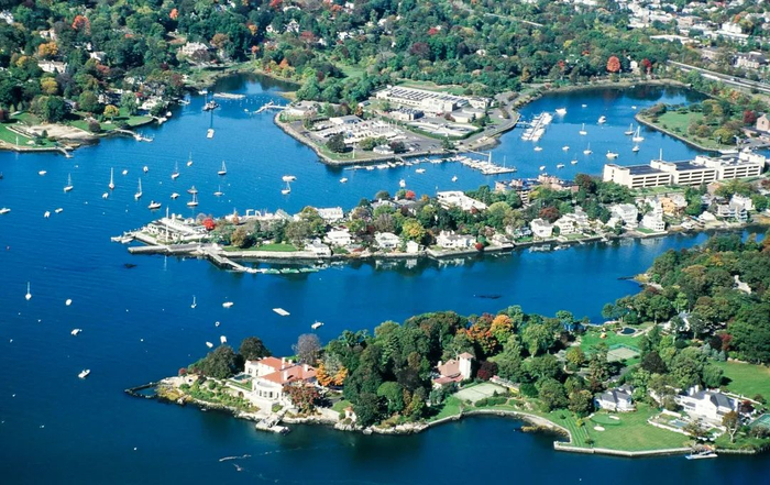 △美国格林威治基金小镇