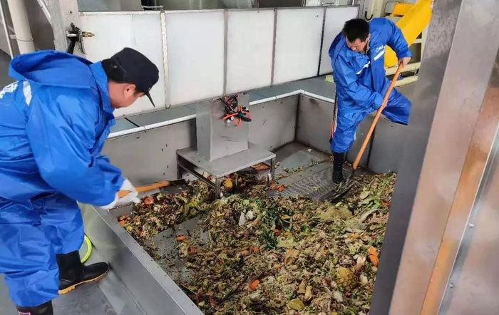 ▲双浦易腐垃圾资源化处置中心承担着西湖区部分餐厨垃圾“变废为宝”的工作。图据西湖环境集团官方微信