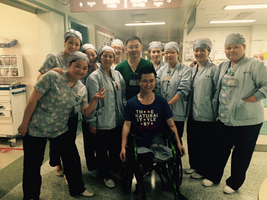 汶川地震后伤员康复出院