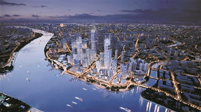  白鹅潭核心区规划效果图