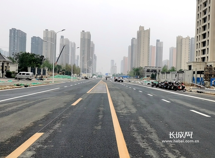 仓裕路。图片来自石家庄市城投集团