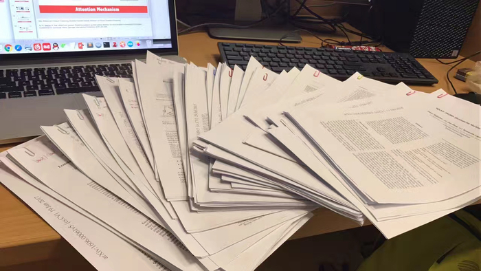 刘大一恒在新加坡国立大学交流期间留下的资料