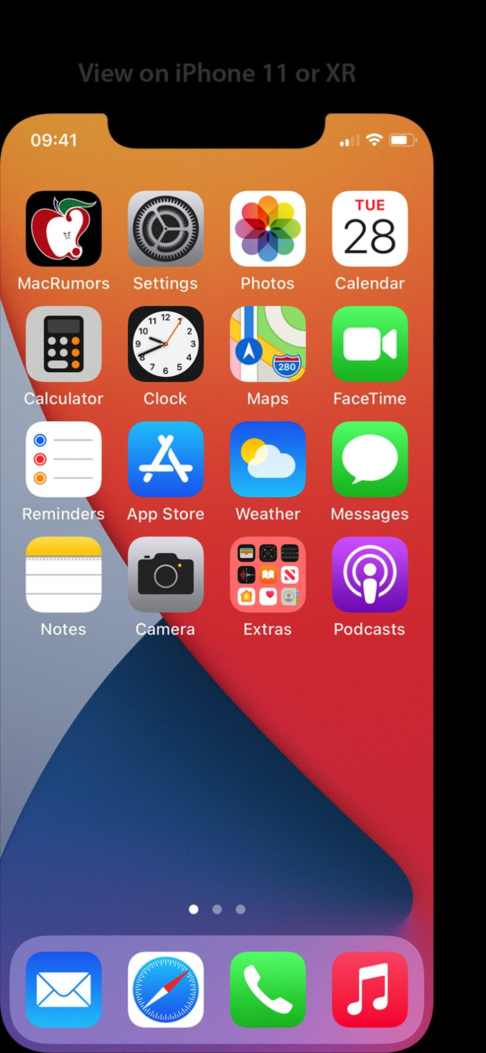 ▲ iPhone XR / 11（左）