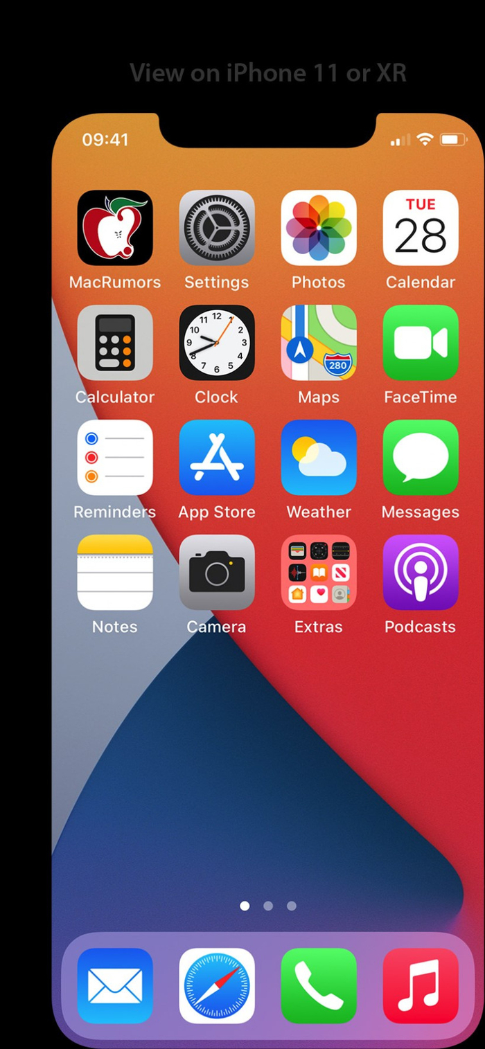 ▲ iPhone XR / 11（右）