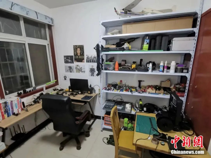 刘上的房间。受访者供图