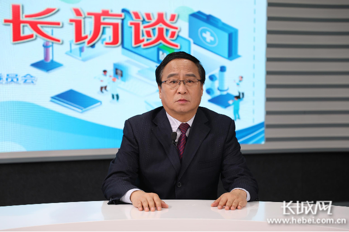 邢台市第九医院院长吉增良。长城网记者 毕雪梅 摄