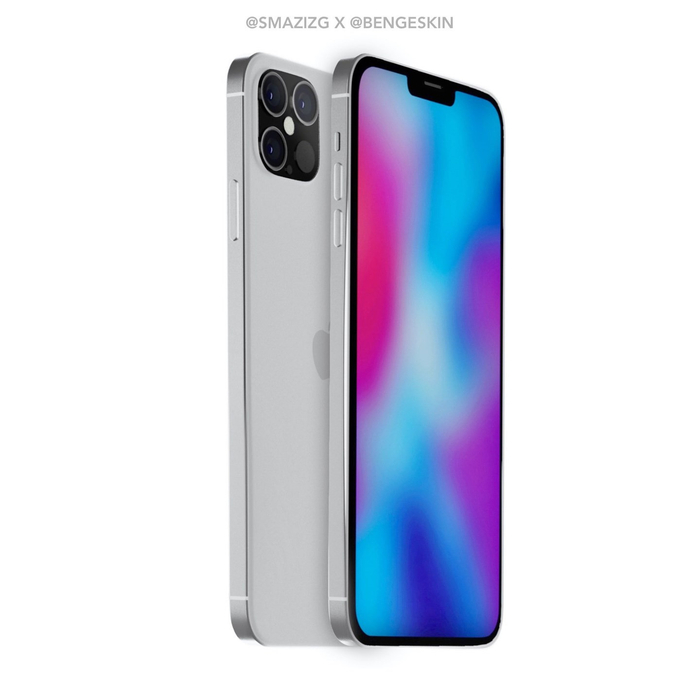 ▲ iPhone 12 Pro 后置四摄排列设想之二
