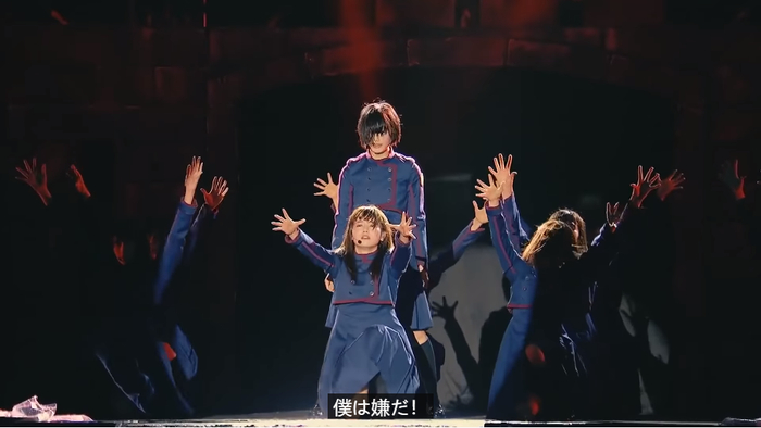 平手友梨奈高喊“我无法接受”（Youtube）