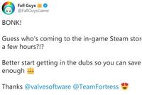 《糖豆人》联动Valve《军团要塞》 推出特制皮肤