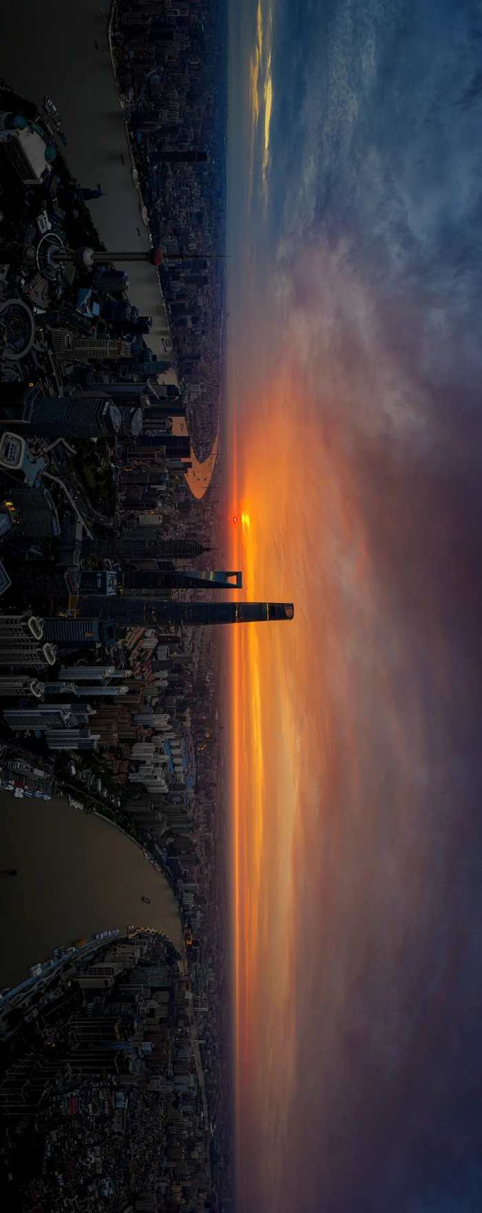 ▲ 台风过后，城市又恢复了往日的宁静。摄影/刘一村