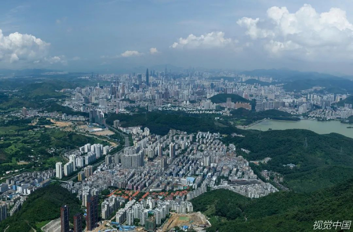 　深圳俯瞰图