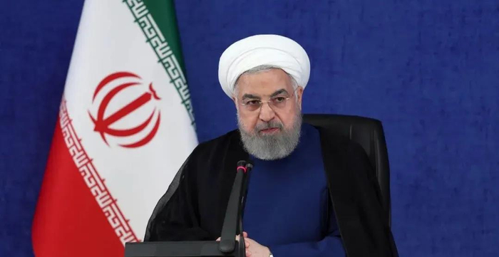 △伊朗总统鲁哈尼 图自伊通社