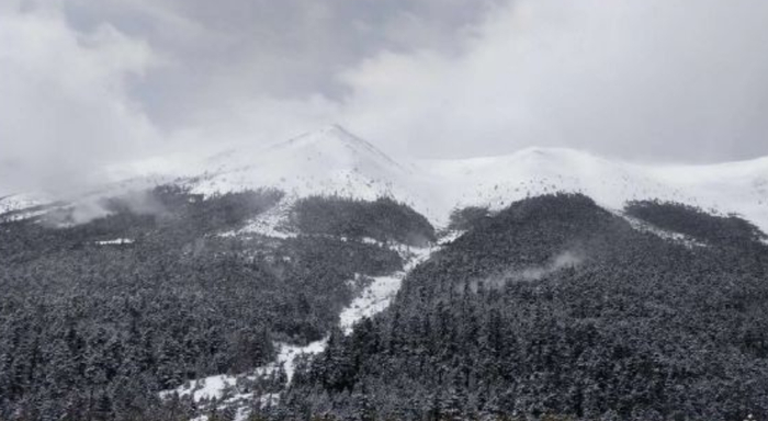 △白马雪山“八月飞雪”