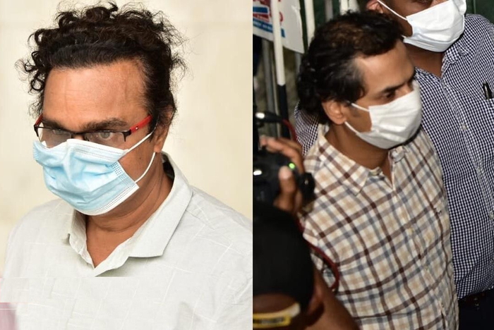 △图中左为船长，右为大副