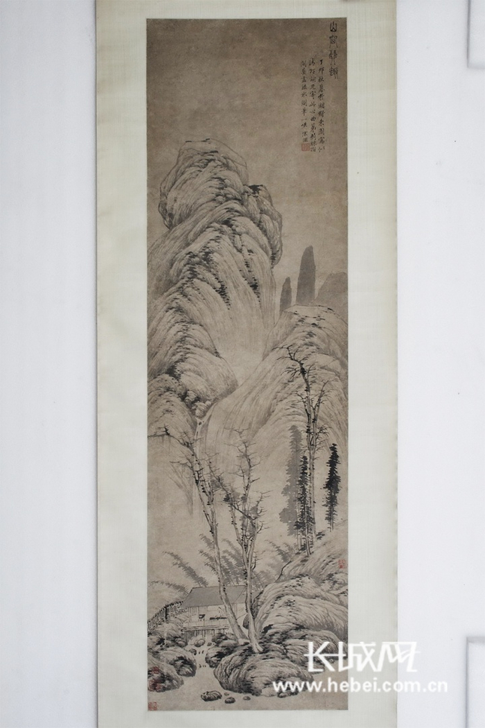 《山窗琴趣图轴》 明 陈祼。河北博物院供图