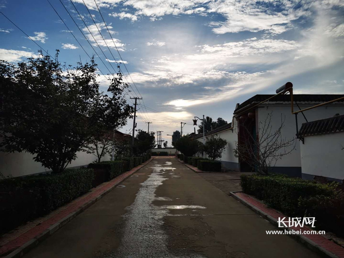 小辛旺村街景。长城网记者 许艳艳 摄