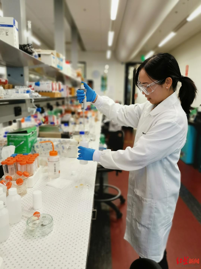 ▲该研究的第一作者、厦门大学环境与生态学院副教授、博导区然雯，王焕庭教授供图