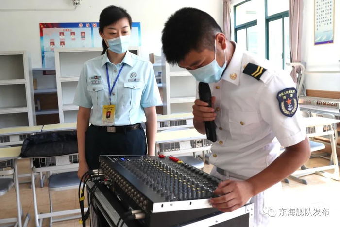 ▲电子音像设备调试