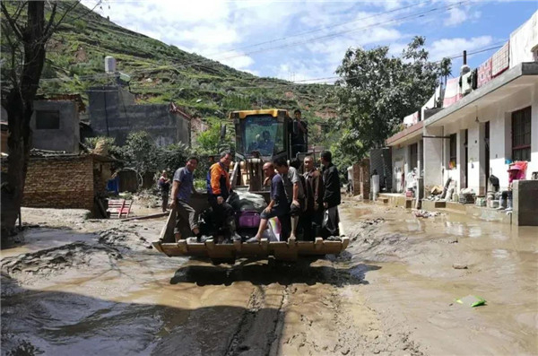 ▲转移受困群众