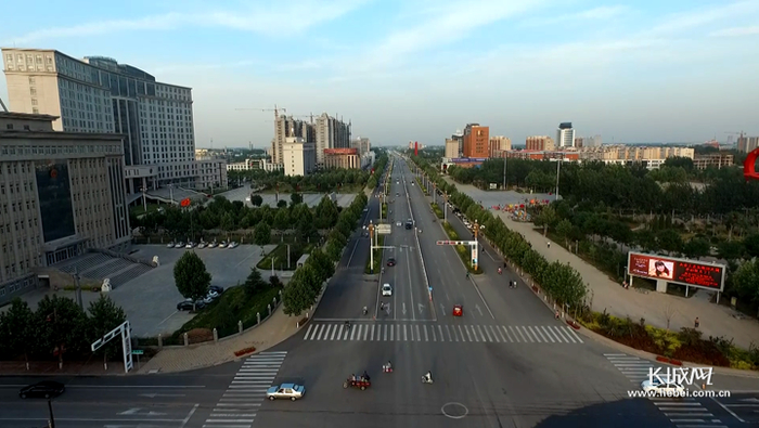 南宫市航拍景。