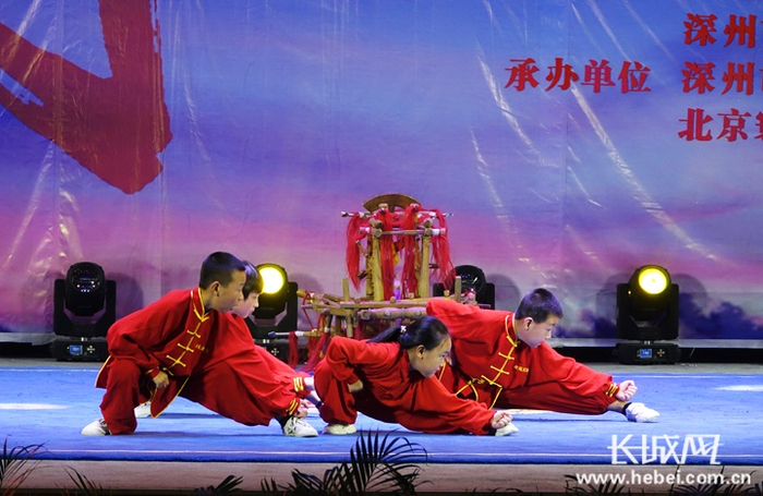 传统武术展演。长城网实习记者 卢婉凤 摄