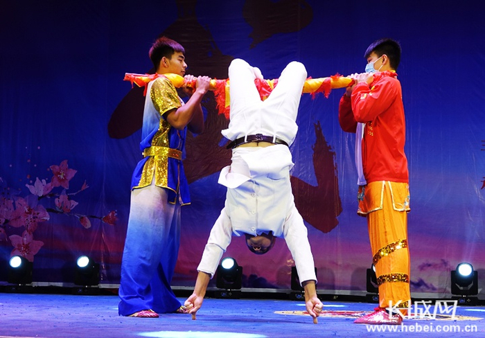 传统武术展演。长城网实习记者 卢婉凤 摄