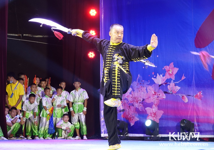 传统武术展演。长城网实习记者 卢婉凤 摄