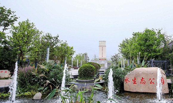 上海嘉定南翔下沉式再生水厂。图片来源：中国水环境集团