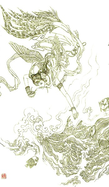     精卫填海 资料图片